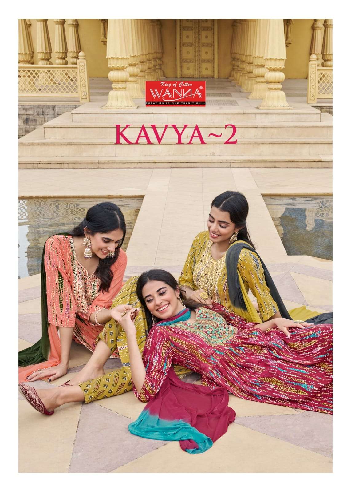 Wanna Kavya vol 2 Rayon with Festival Special Readymade suit...