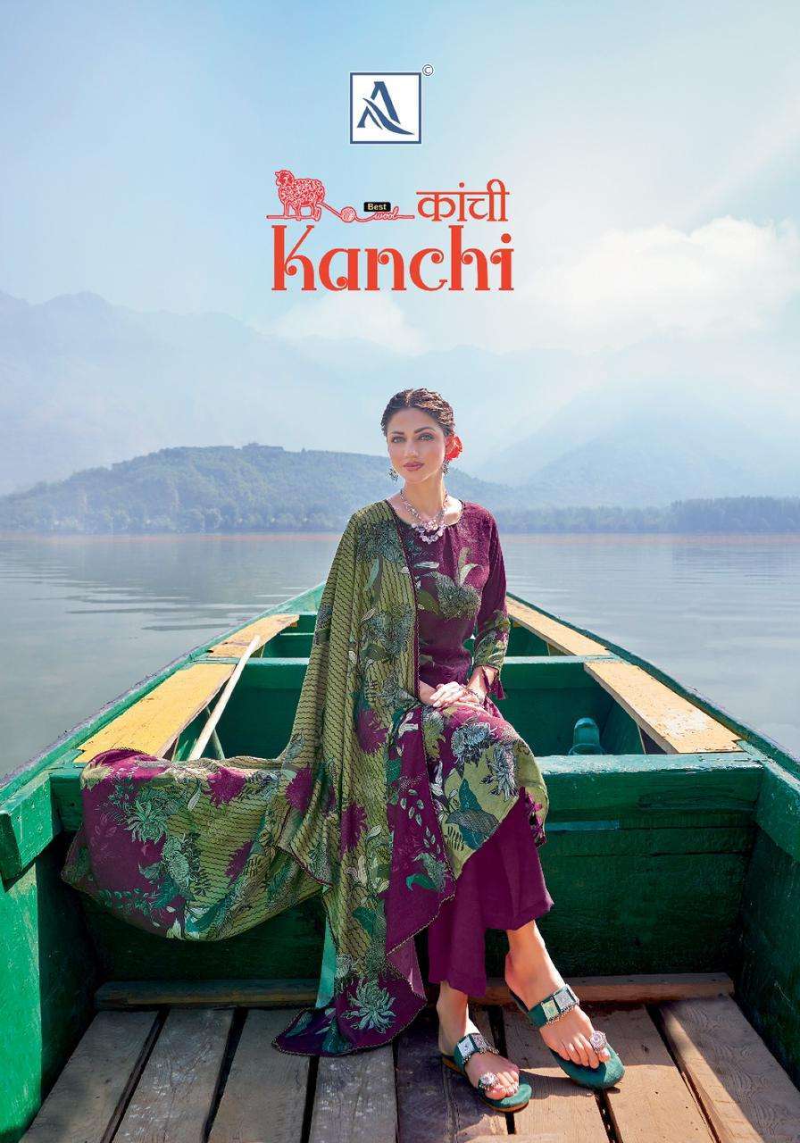 Alok Suits Kanchi Pashmina Silk with digital Printed Salwar ...
