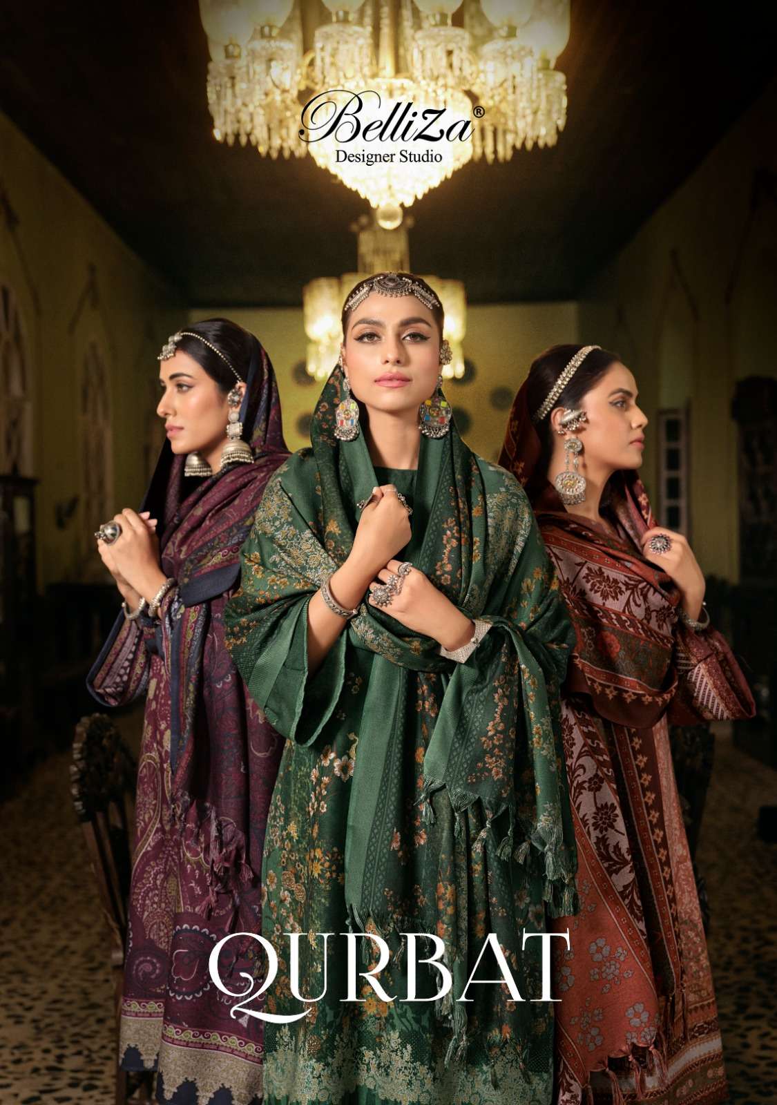 Belliza Designer Studio Qurbat Winter Special Pashmina Silk ...