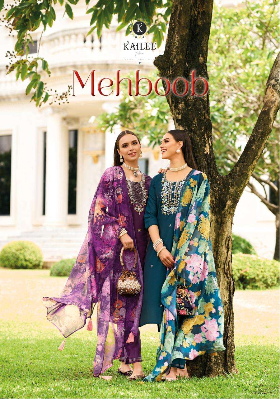kailee fashion present mehboob Viscose Silk with Festival Sp...