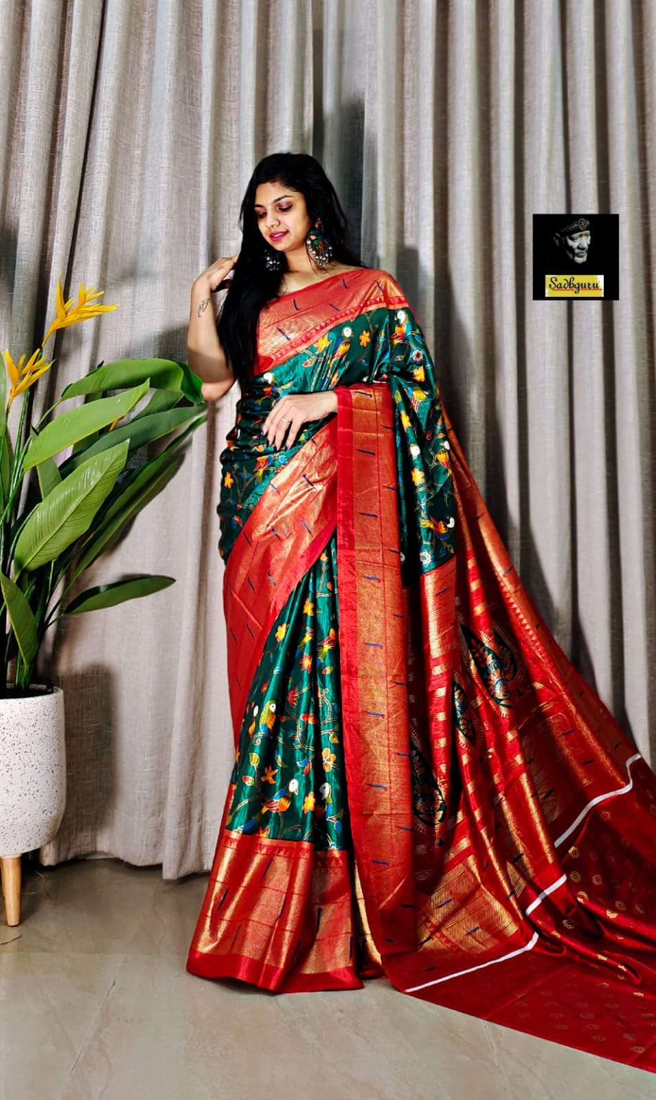 Trisha vol 14 Dola silk with Traditional Pathani Style Saree...