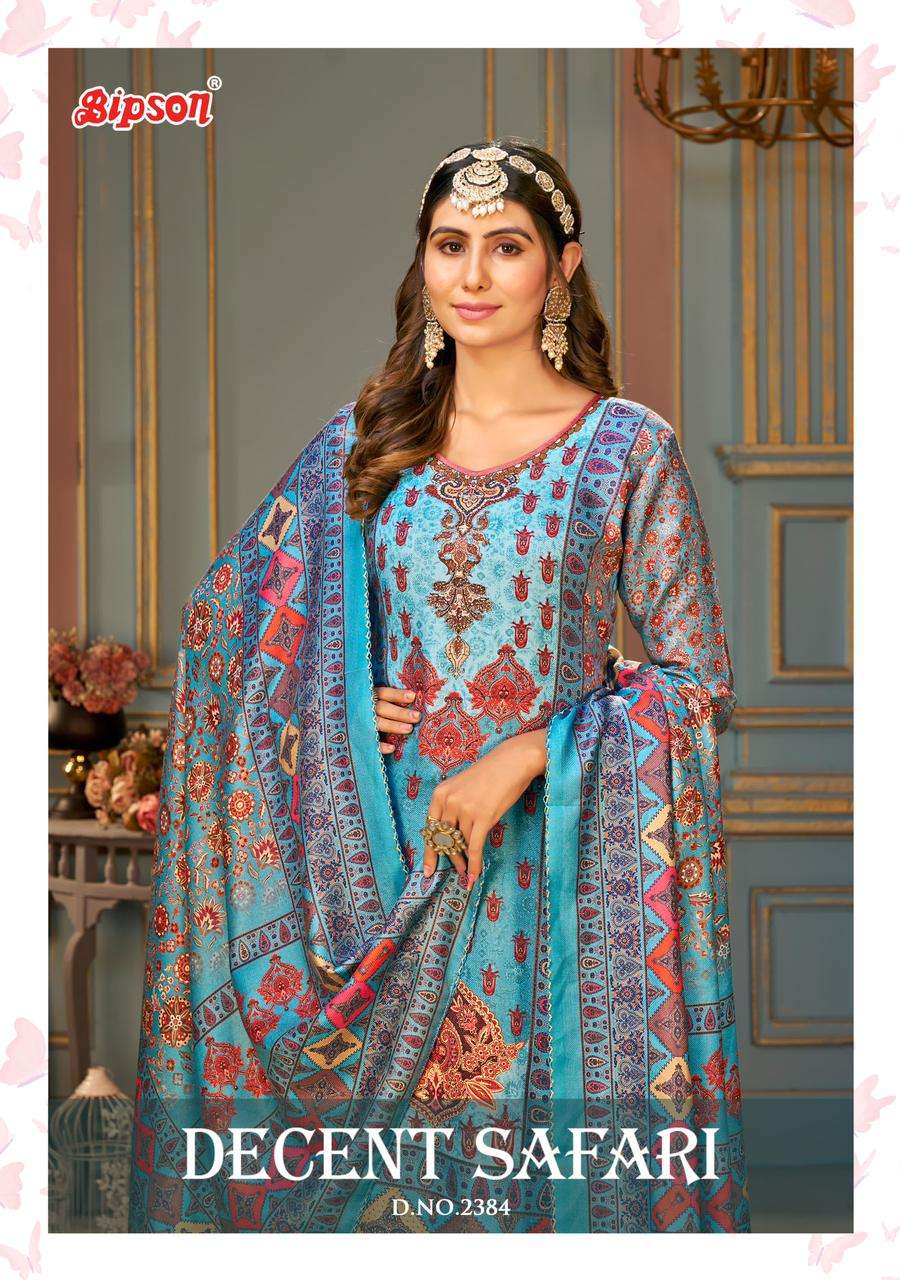 Bipson Fashion  SAFARI 2384 Pashmina Silk With digital Print...