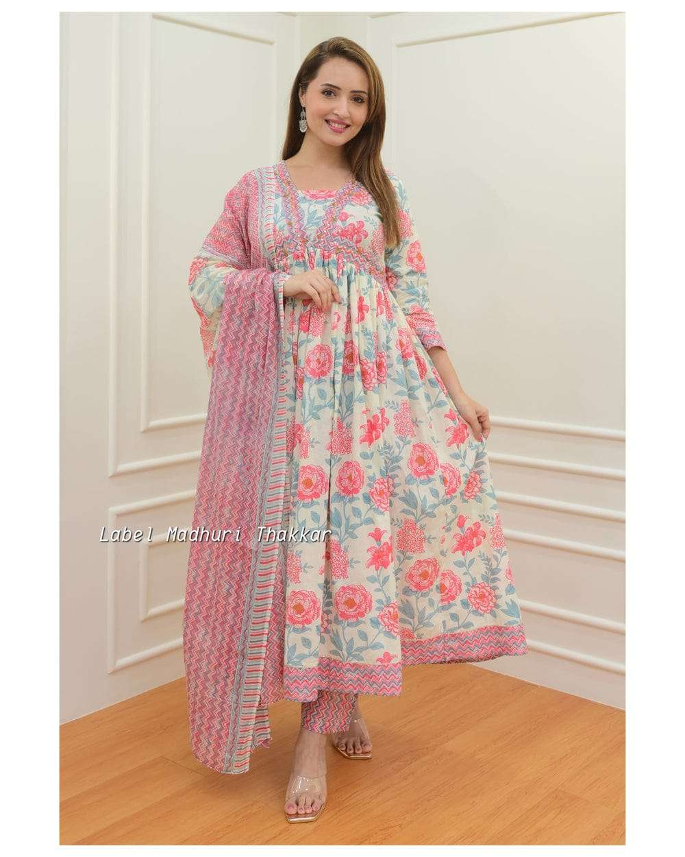 Cotton with Printed Afghan Style Readymade suits collection ...