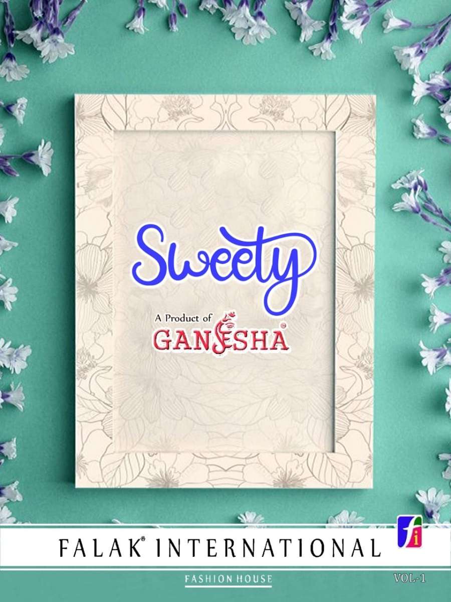 GANESHA SWEETY VOL 1 Cotton with printed regular wear saree ...