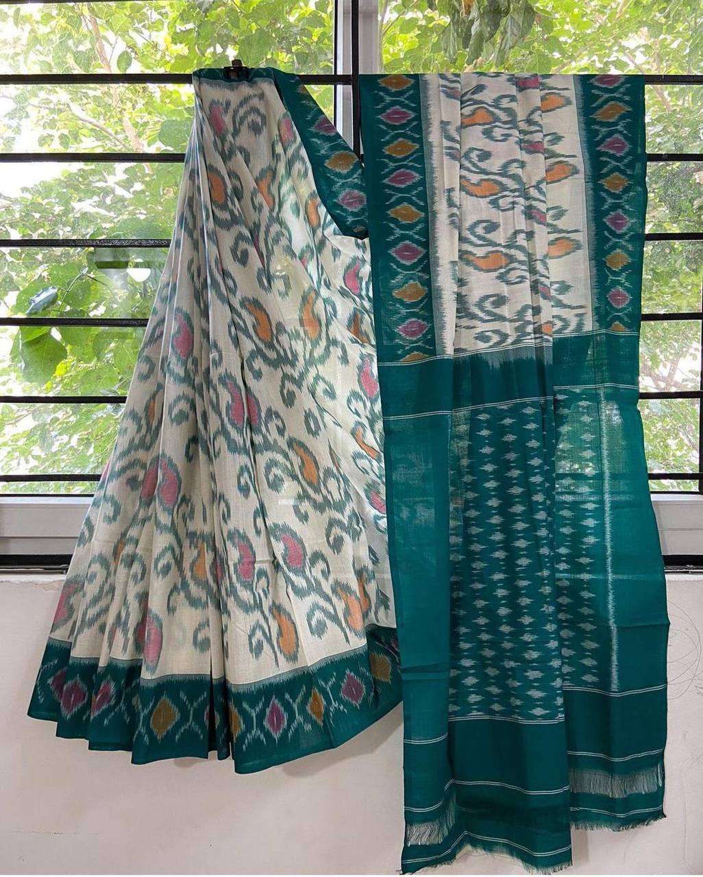 Linen with digital Printed Regular wear Saree collection at ...