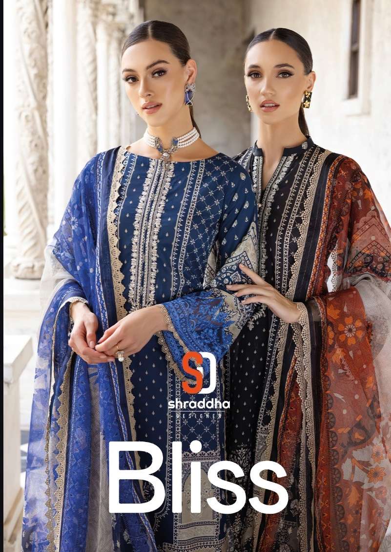 Shradha Designer Bliss Vol 1 Cotton with Embroidery work Pak...