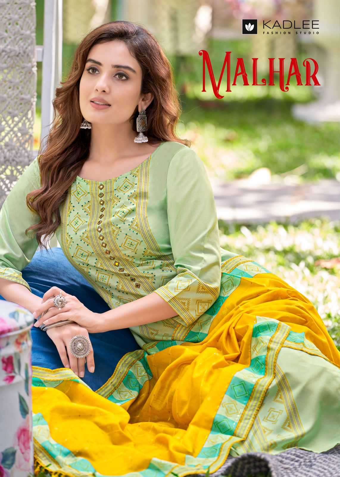 Kadlee Malhar Rayon with fancy readymade suits collection at...