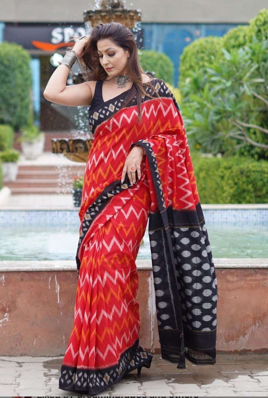 Linen with digital Printed Party wear Saree collection at be...