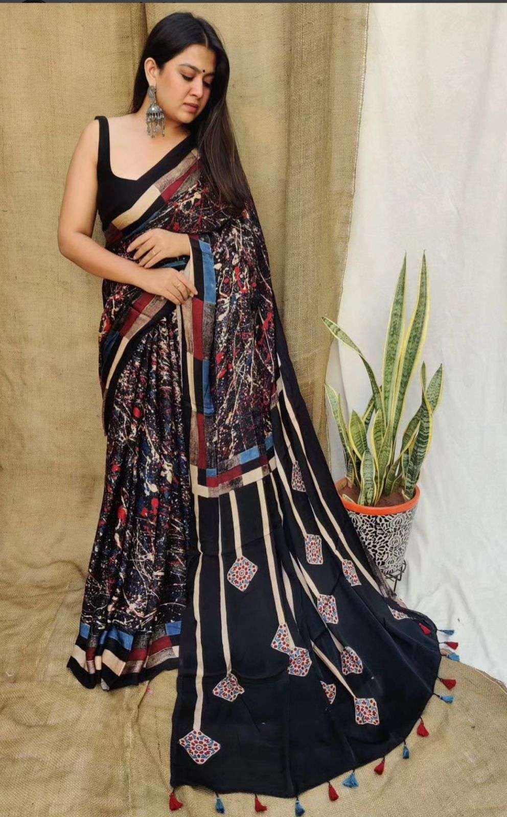 MUslin silk with digital Printed fancy saree collection at b...