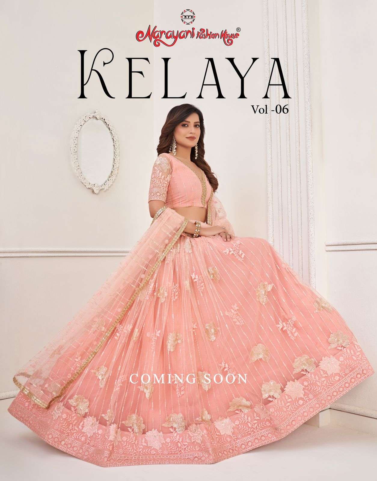 Narayani Fashion Kelaya vol 6 Butterfly Net with Wedding Spe...