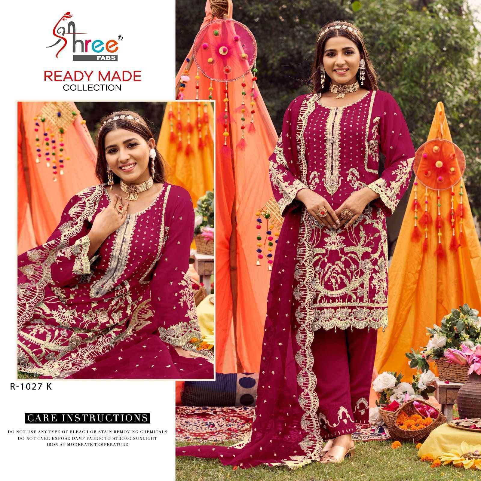 Shree Fabs R 1027 Colors Vol 2 Organza With Embroidery work ...