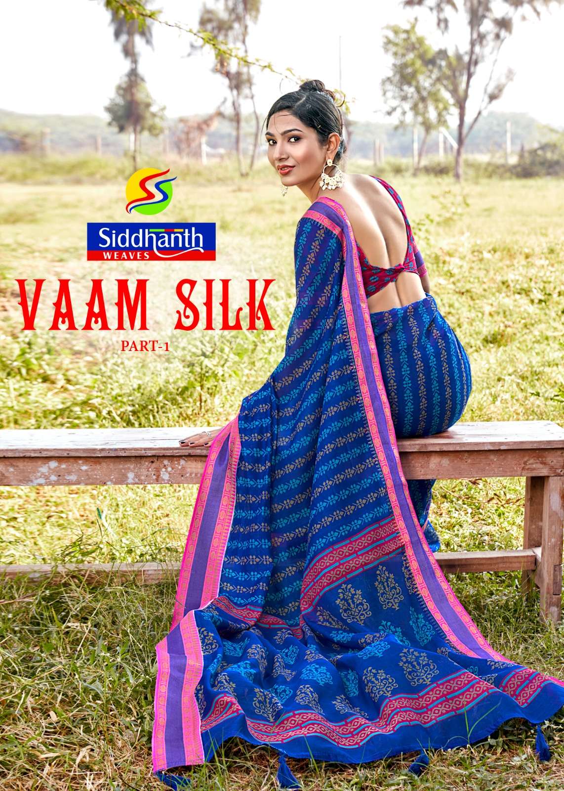 Vaam Silk Khadi Cotton with Printed Fancy saree collection a...