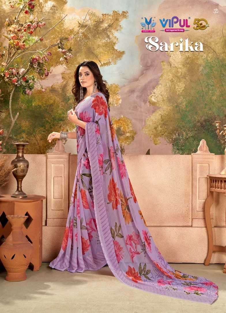 vipul fashion sarika Georgette with Digital printed saree co...