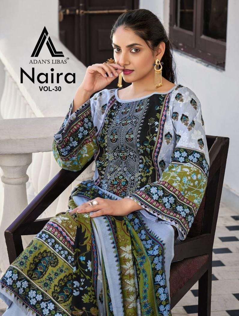 ADAN LIBAS NAIRA VOL 30 COTTON WITH PRINTED SUMMER SPECIAL D...