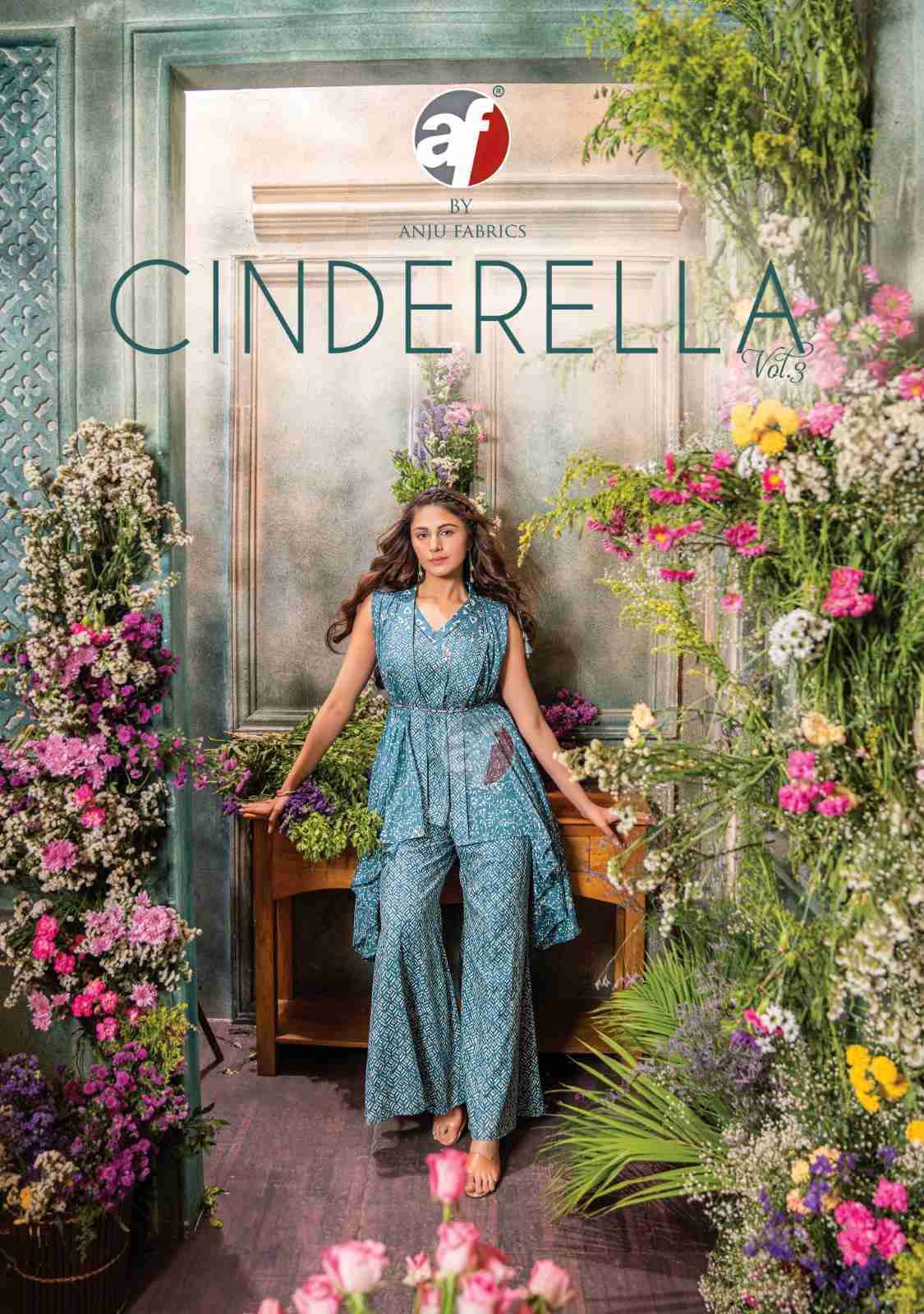 Anju fabs Cinderella vol 3 designer western style top & bott...