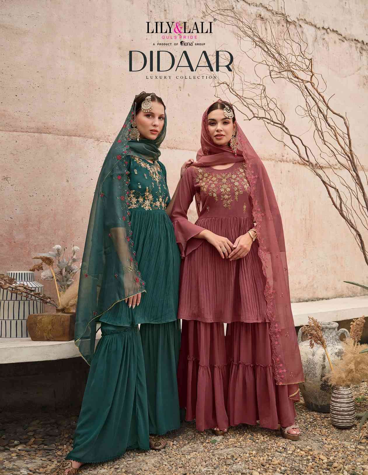 Lily And Lali Didaar GEORGETTE WITH DESIGNER TRADITIONAL SAL...