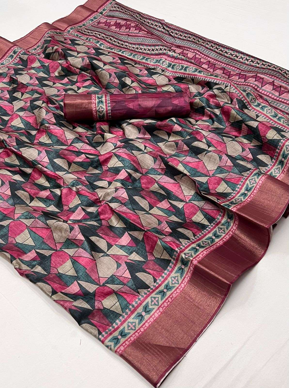lt fabrics kashvi creation madhubala vol 4 tusser silk with ...