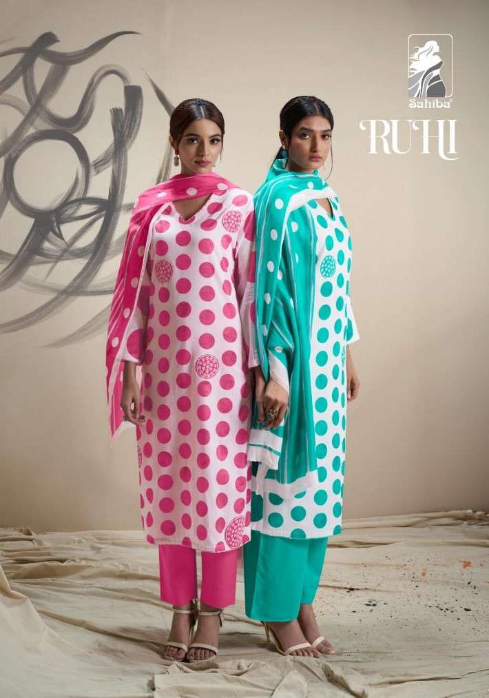 Sahiba Ruhi cotton with digital printed summer wear dress ma...