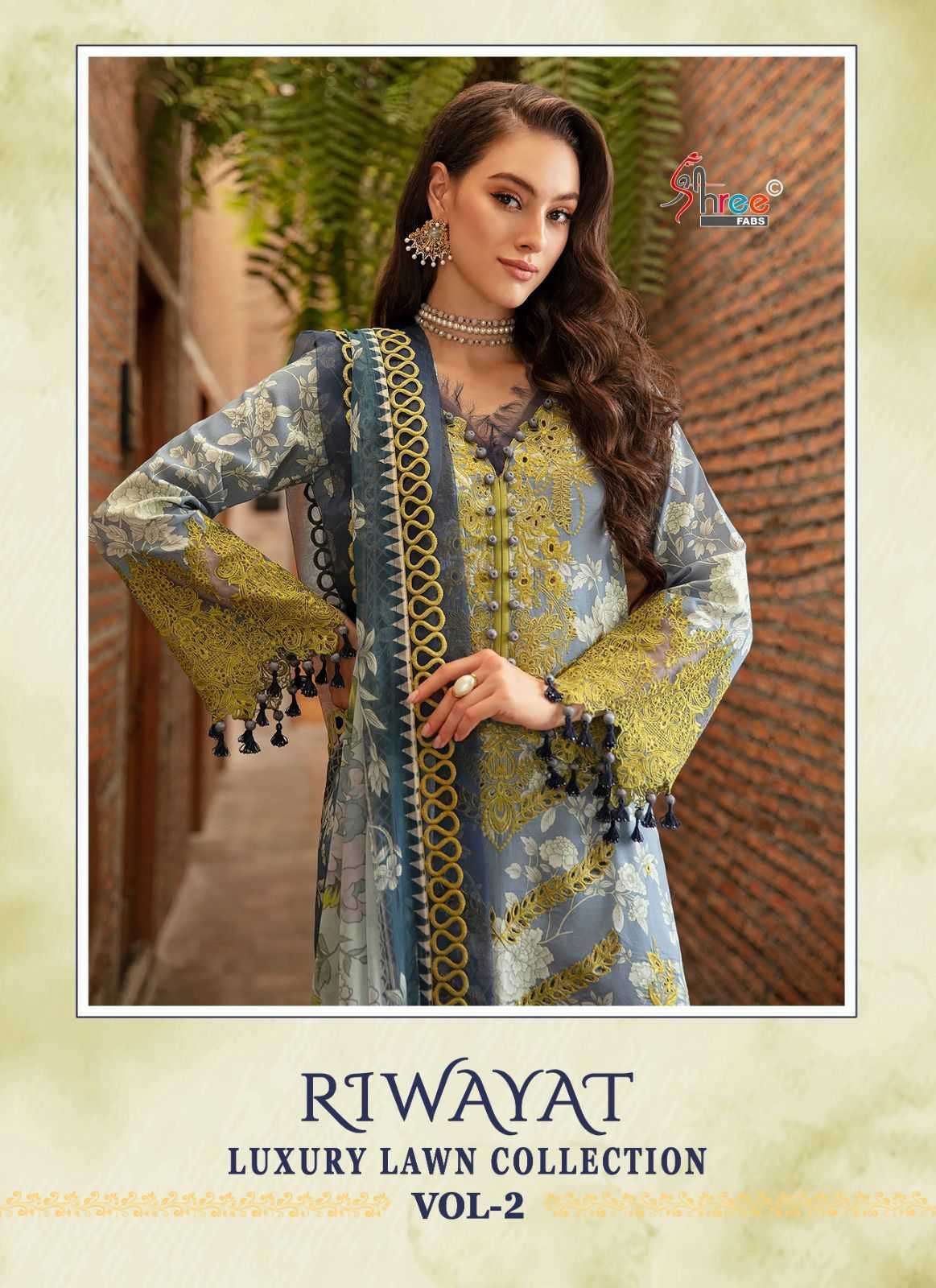 Shree Fabs Riwayat Luxury Lawn Collection Vol 2 cotton with ...