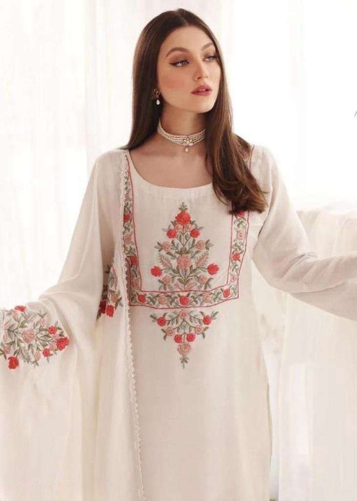SUMMER SPECIAL GEORGETTE WITH WHITE SHADES READYMADE SUITS C...