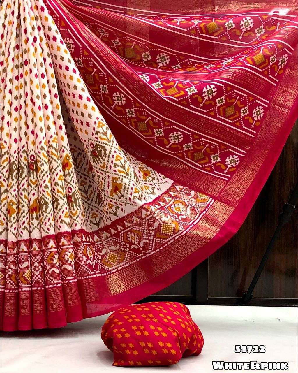 TRADITIONA PATOLA DESIGN DOLA SIK SAREE COLLECTION AT BEST R...