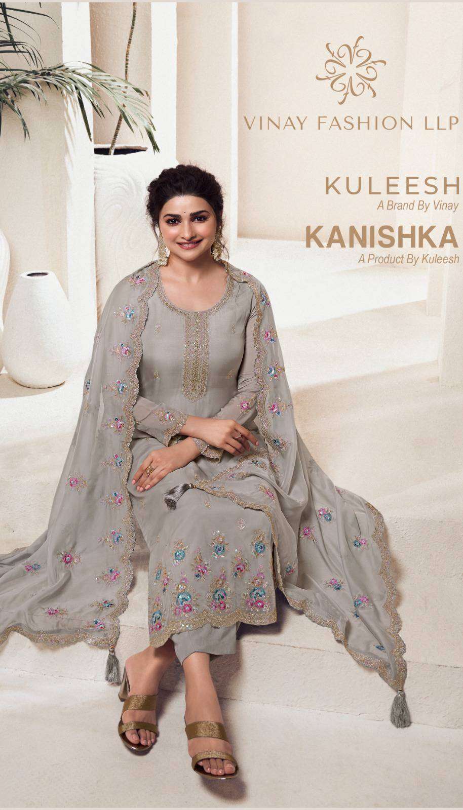 Vinay Fashion Kuleesh Kanishka organza with embroidery work ...