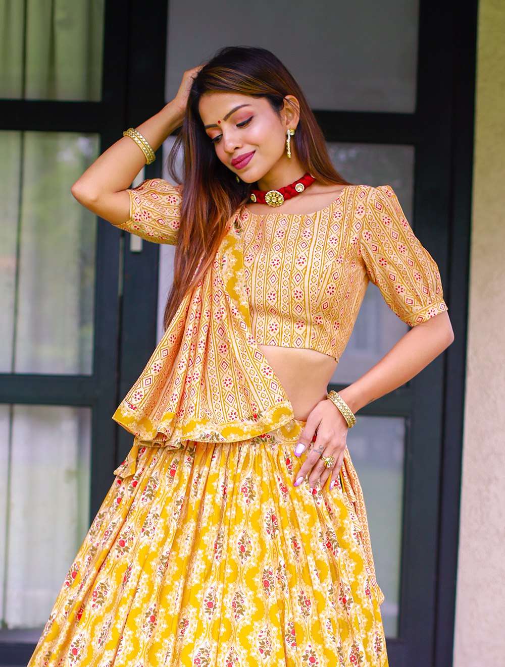 chanderi material choli to embrace your wearing style with t...