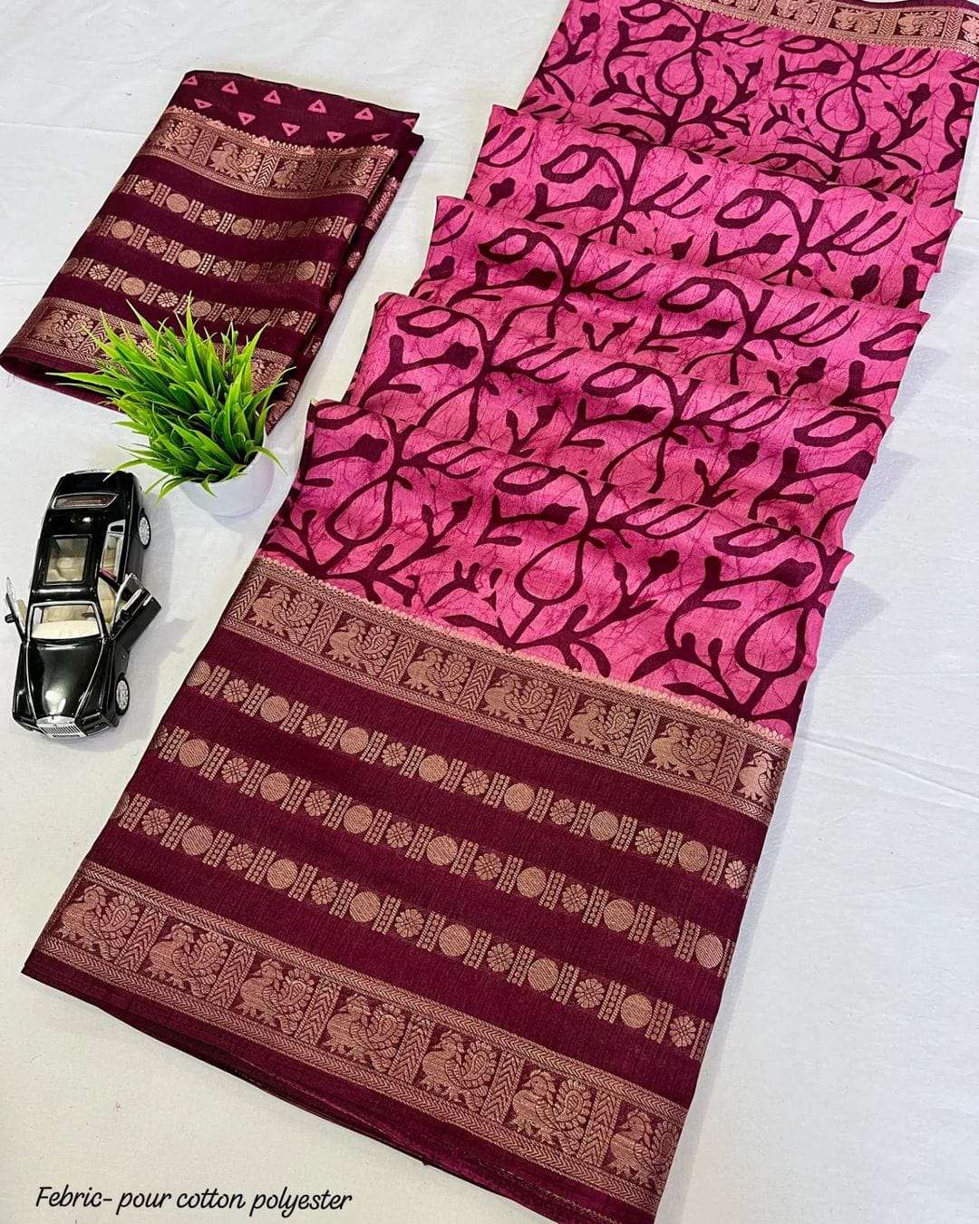 dola silk with jequard border fancy look saree collection at...