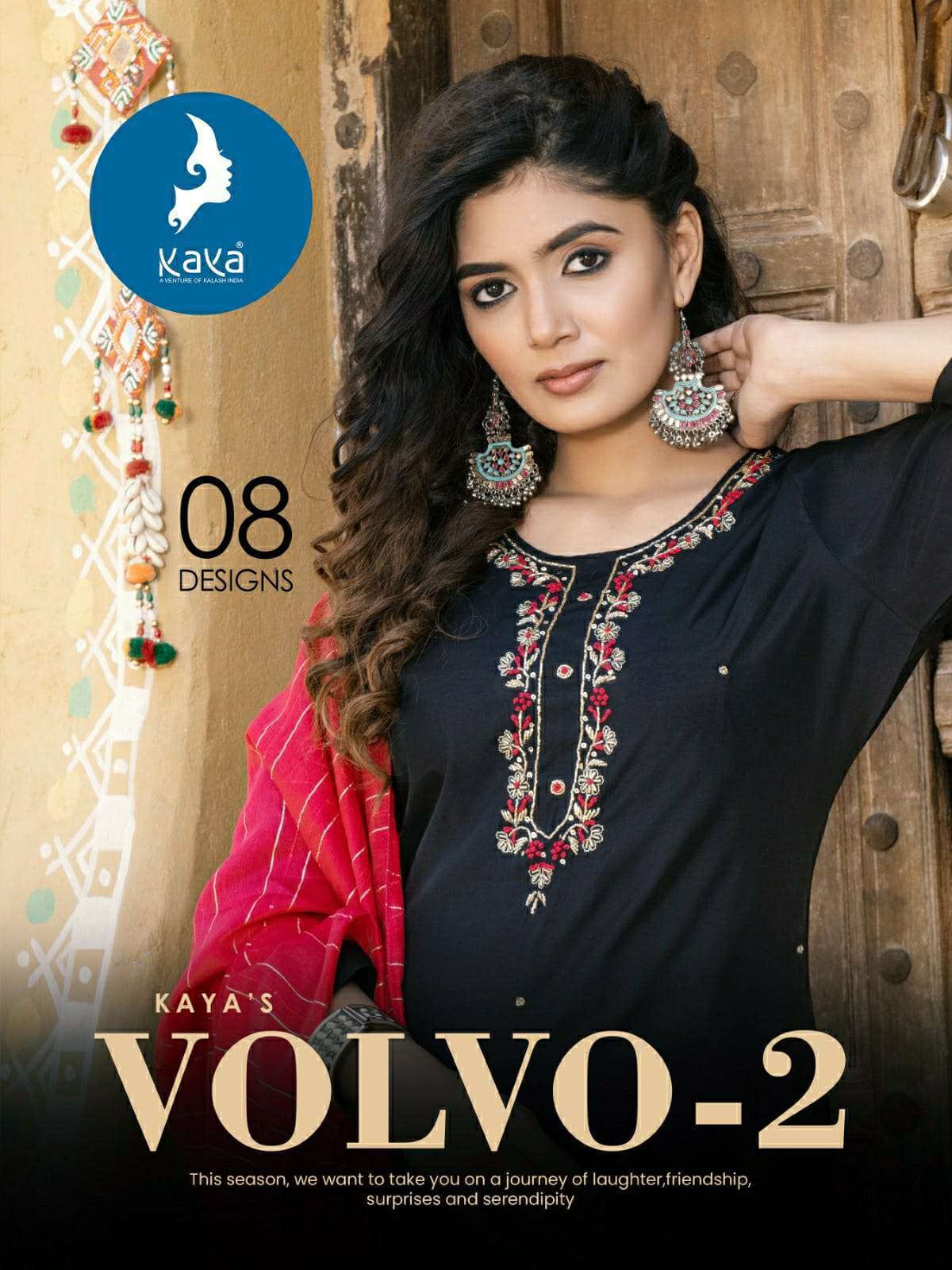 Kaya Volvo Vol 2 cotton with designer readymade suits collec...