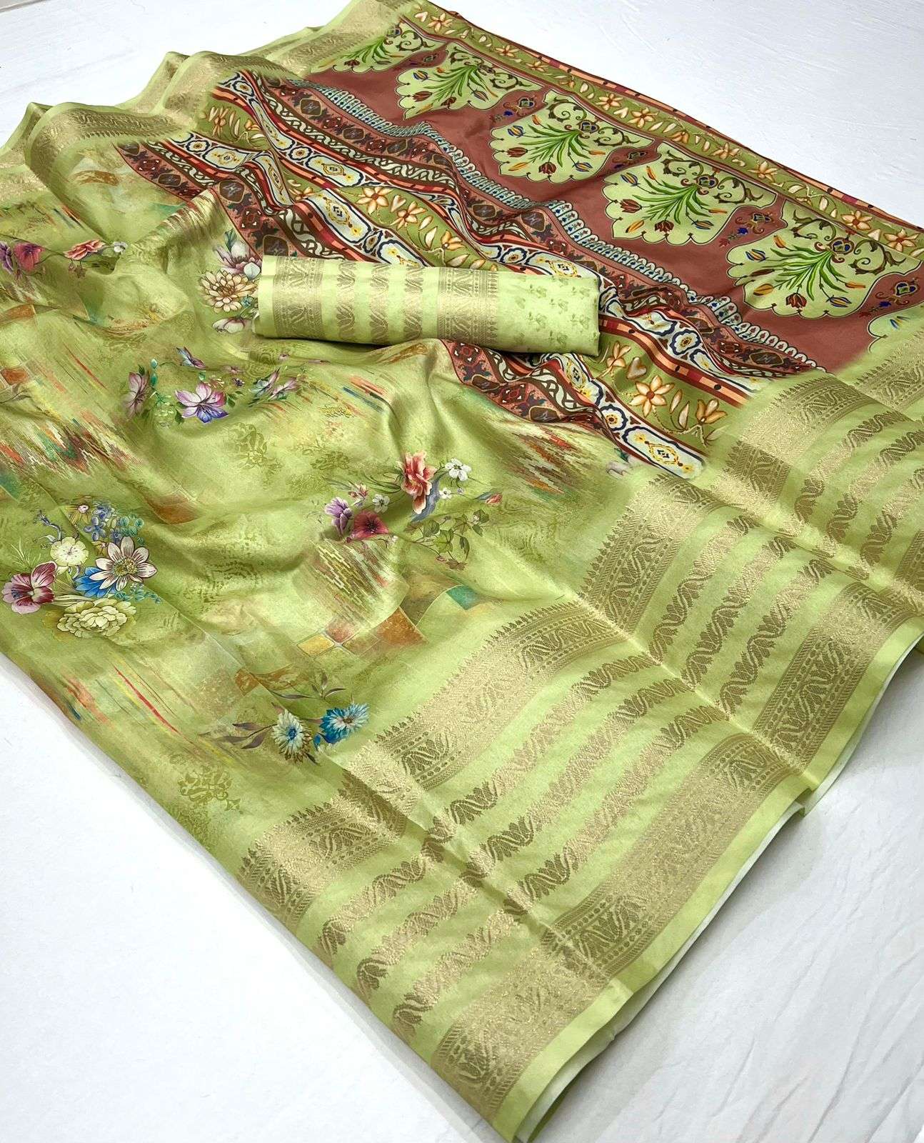 lt fabrics kashvi creation kariva Dola silk with fancy print...