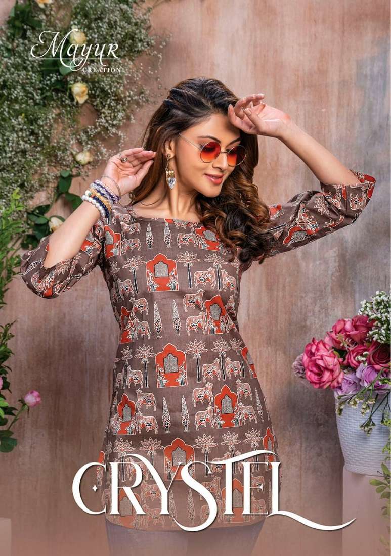 MAYUR CRYSTAL VOL 1 COTTON WITH PRINTED SUMMER SPECIAL SHORT...