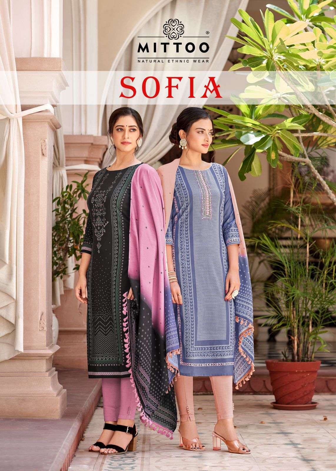 MITTOO FASHION SOFIA RAYON WITH FANCY PRINTED READYMADE SUIT...