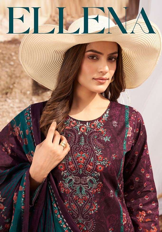 Mumtaz Arts Ellena cambric cotton with karachi print summer ...