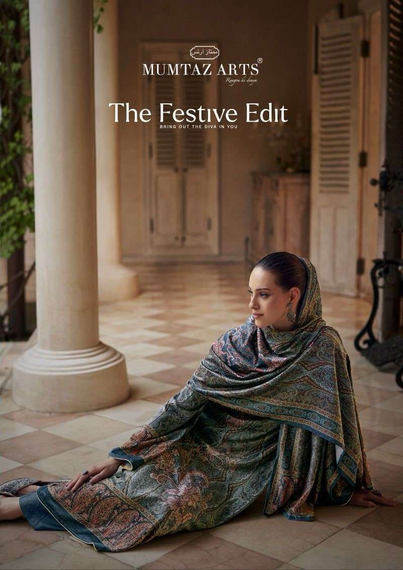 Mumtaz Arts Festive Edit cotton with Designer pakistani salw...