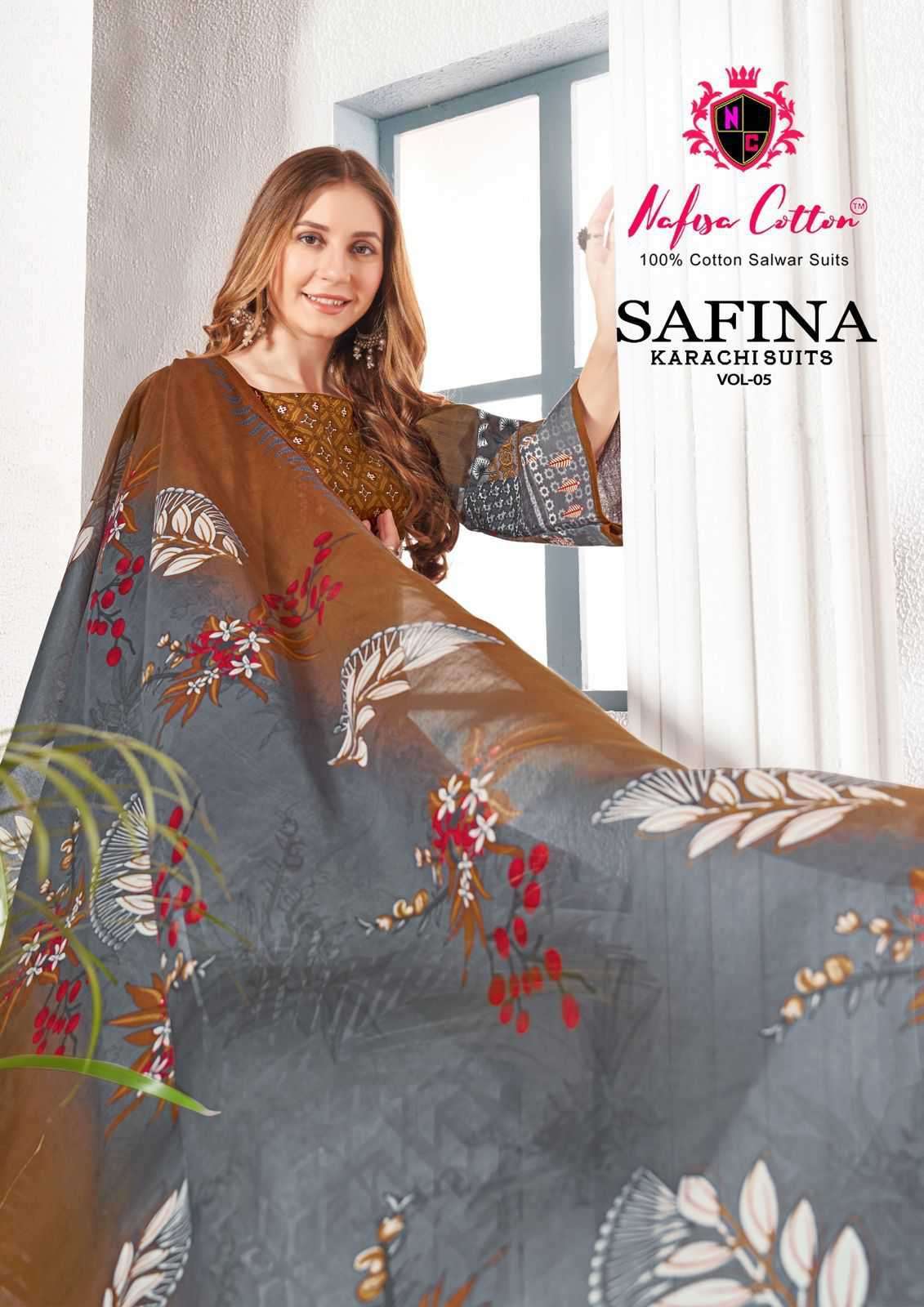 Nafisa Cotton Safina Vol 5 summer special cotton with printe...