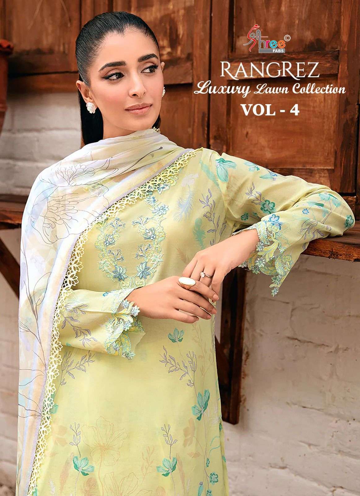 Shree Fabs Rangrez Luxury Lawn Collection Vol 4 COTTON WITH ...