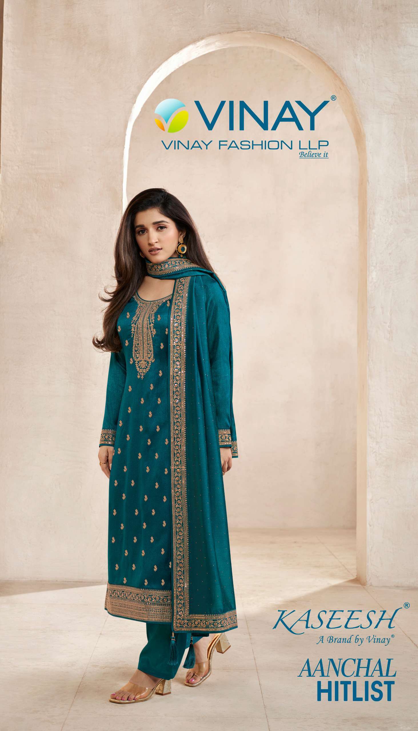 vinay fashion kaseesh aanchal hitlist georgette with designer salwar kameez collection at best rate 2024 03 23 16 46 20