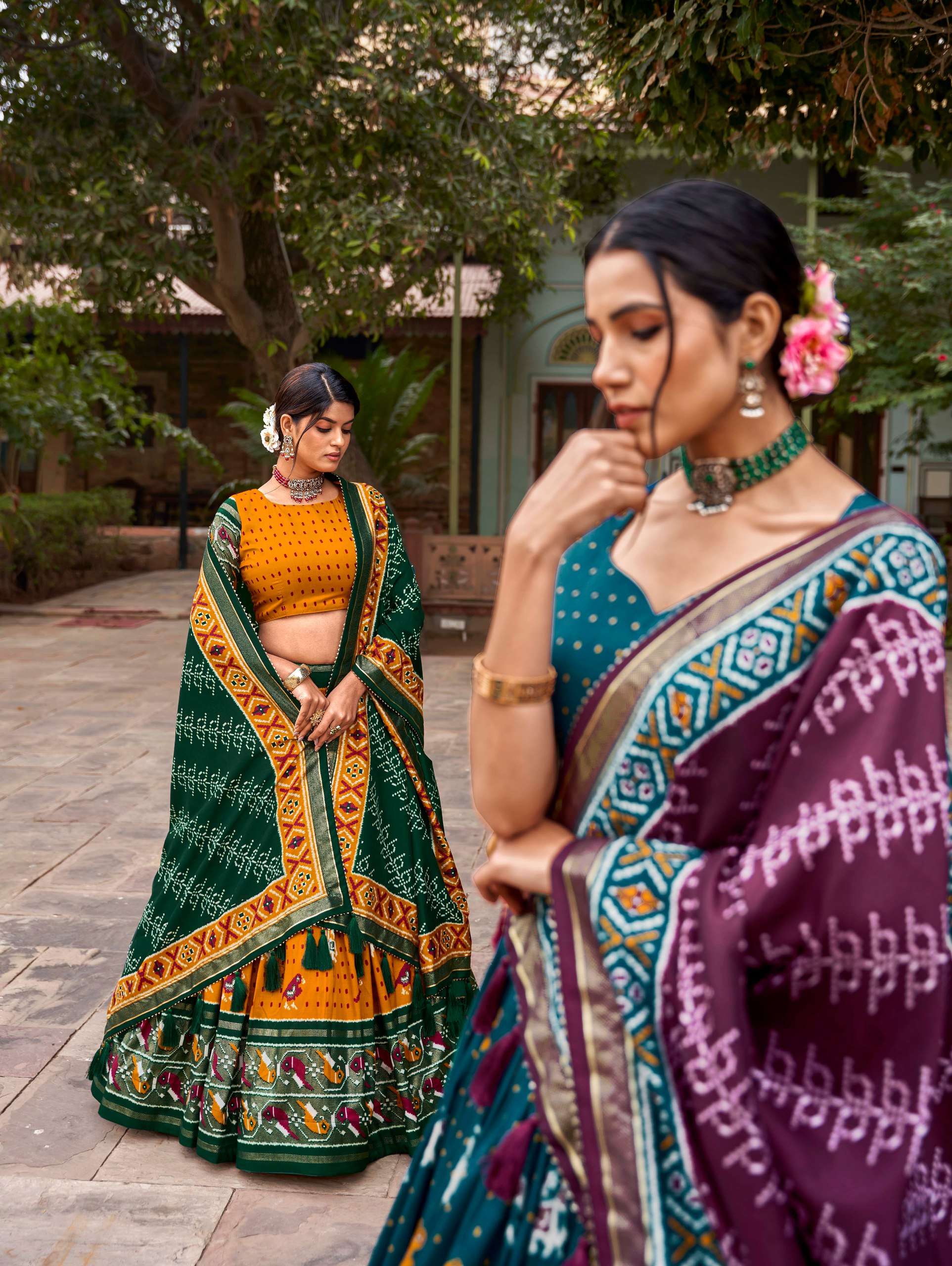 artistry of Tussar silk and the mesmerizing allure of ikkat ...