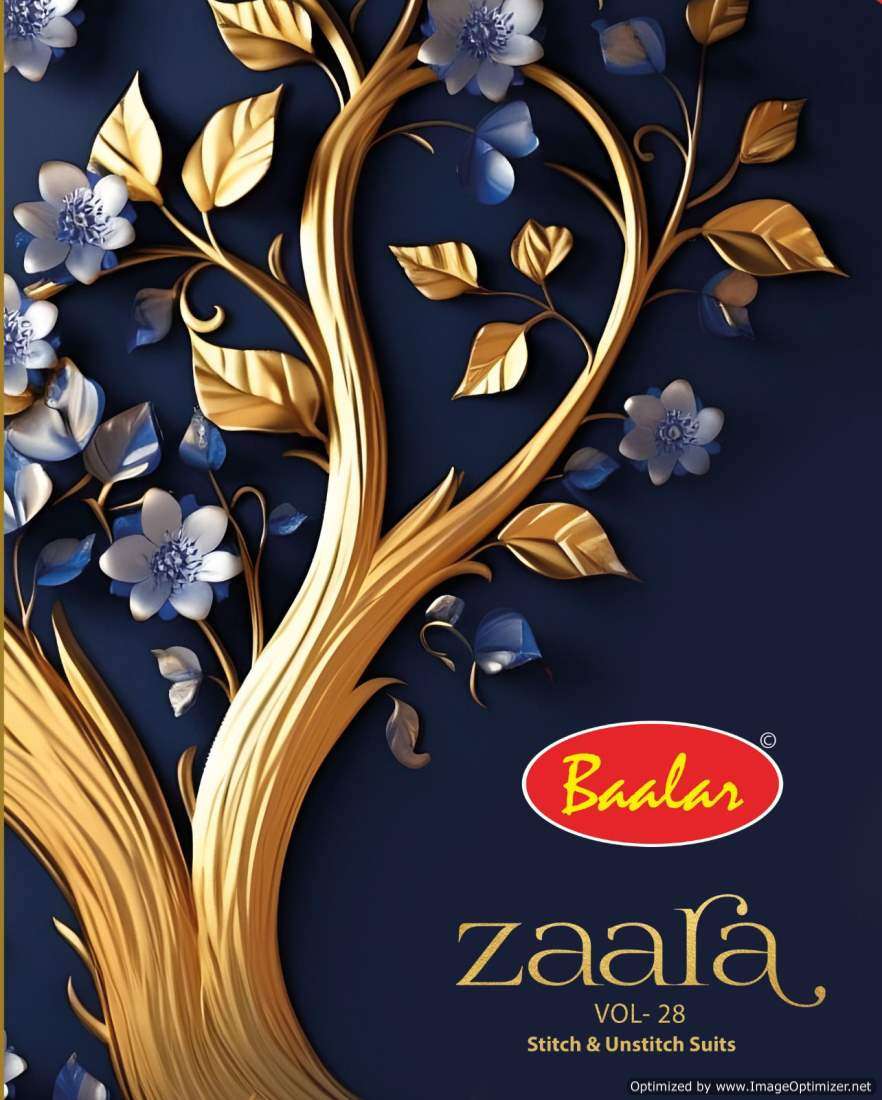 BAALAR ZAARA VOL 28 COTTON WITH PRINTED SUMMER SPECIAL DRESS...