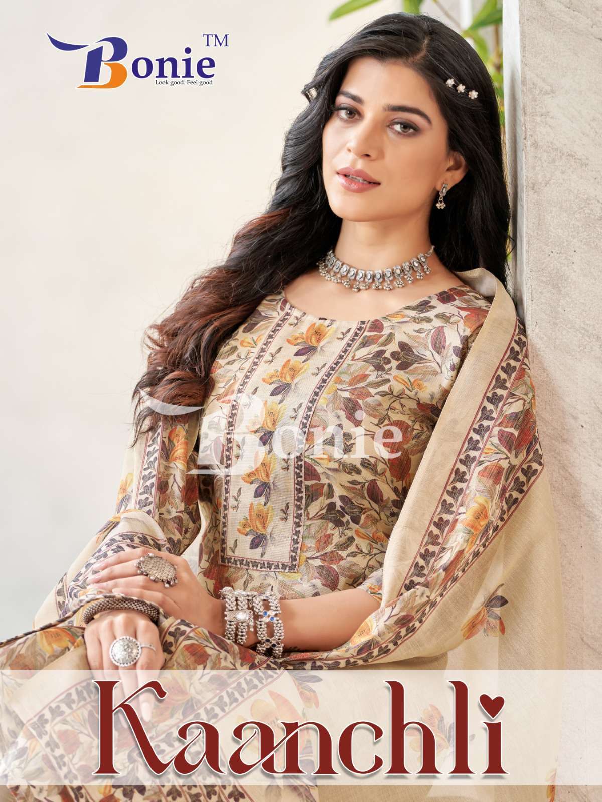 Bonie Kaanchi silk with printed summer wear readymade suits ...