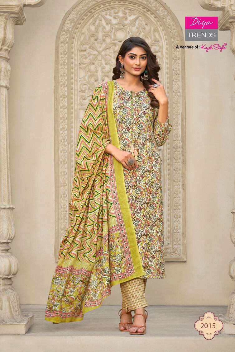 DIYA TRENDS ODHANI COTTON WITH PRINTED SUMMER SPECIAL READYM...