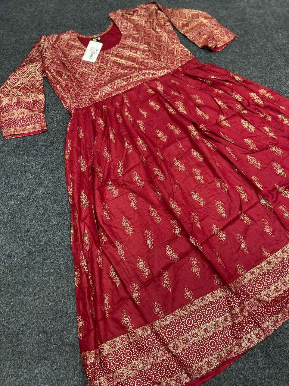 foil printed rayon kurtis collection at awesome rates online