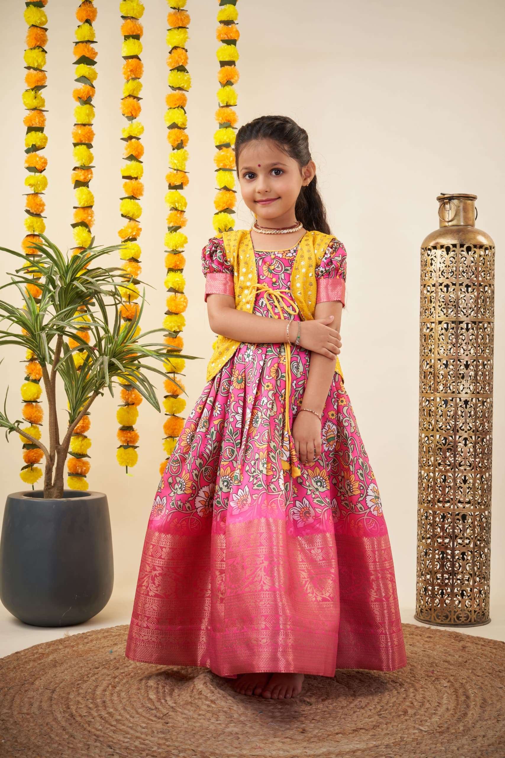 GEORETTE WITH FANCY LONG GOWN FUNCTION SPECIAL KIDS COLLECIT...