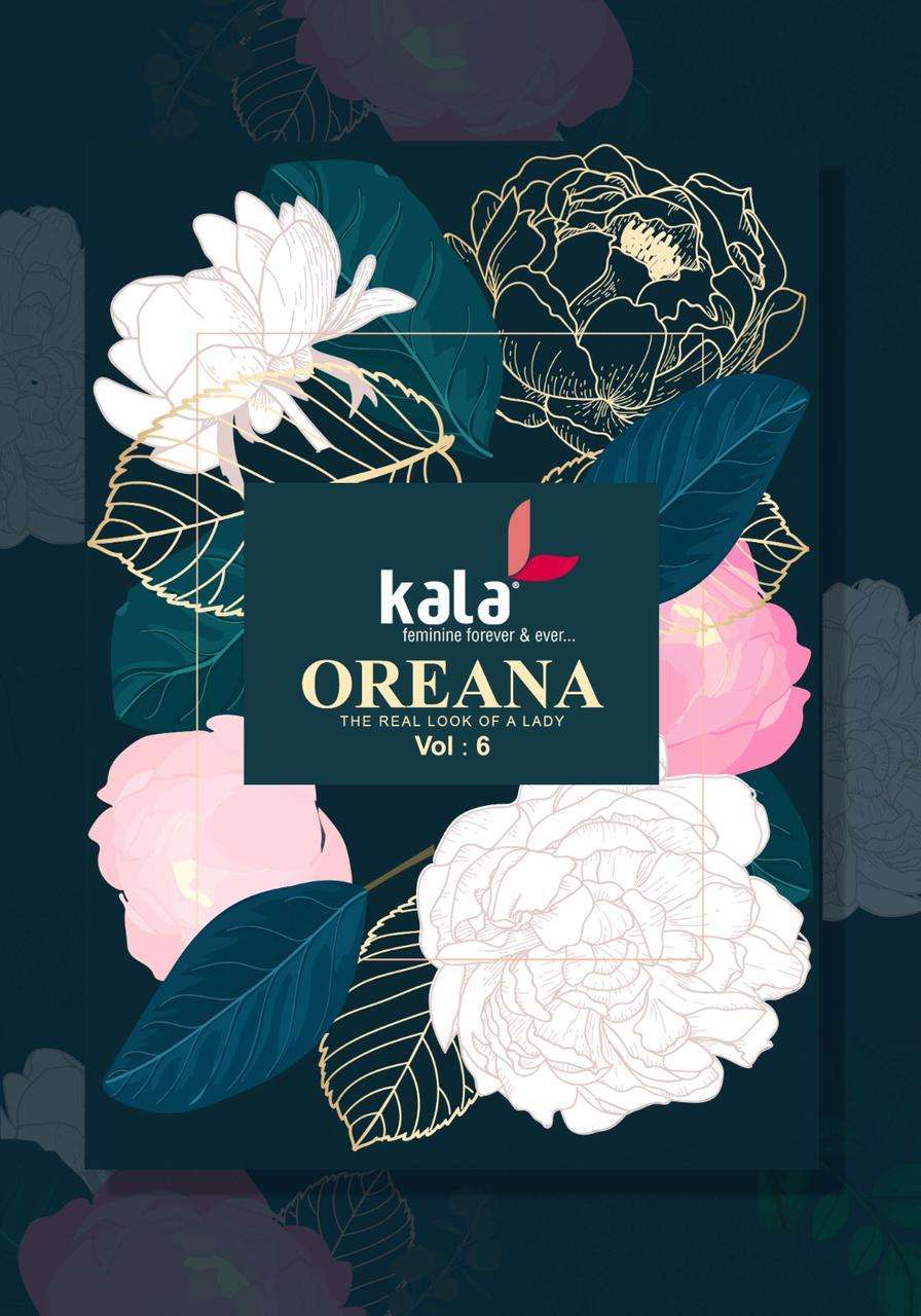 Kala Oreana Vol 6 cotton with summer wear dress material col...