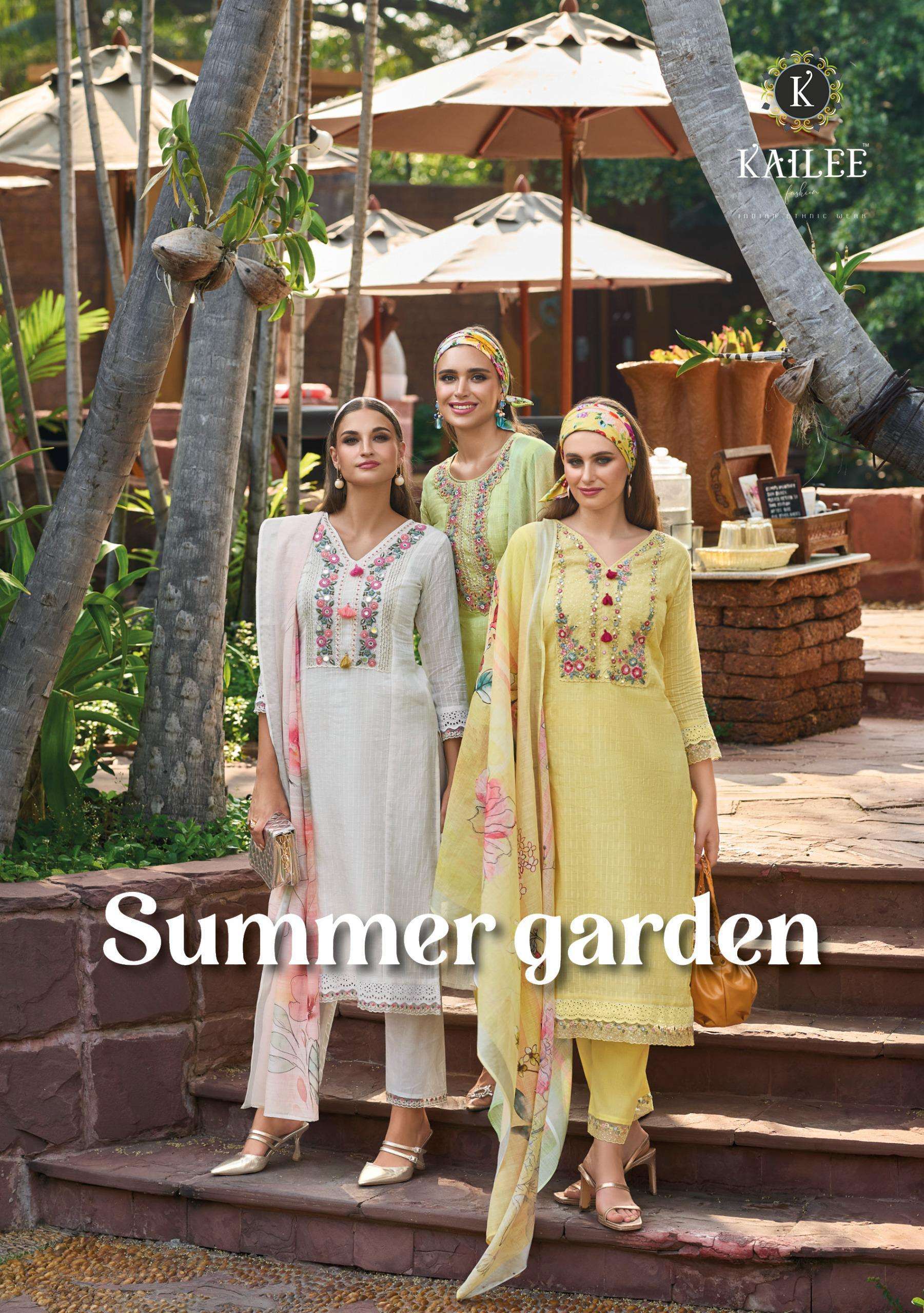 kalki fashion summer garden cotton with designer readymade s...