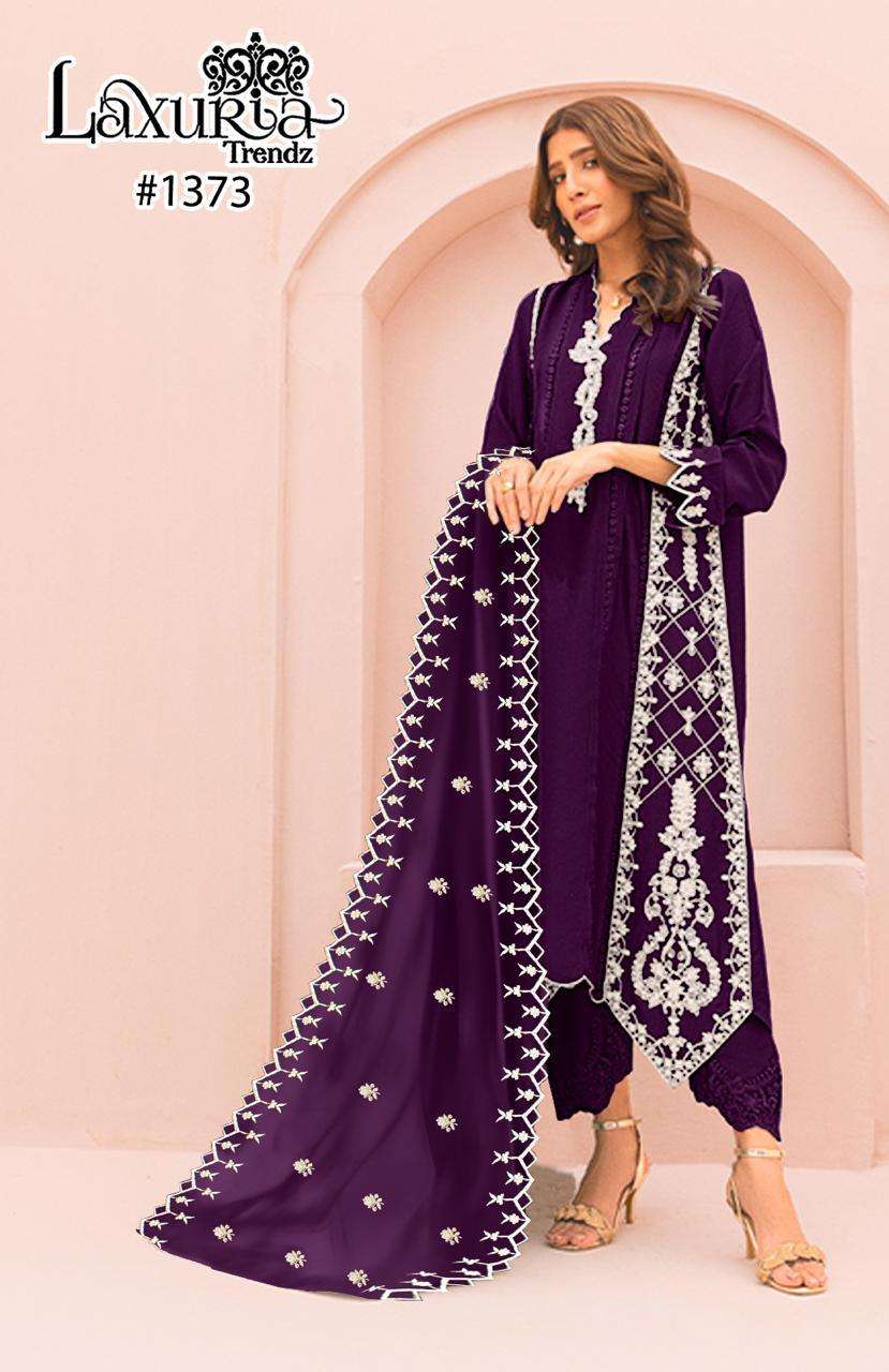 LAXURIA 1373 GEORGETTE WITH EMBROIDERY WORK READYMADE PAKIST...