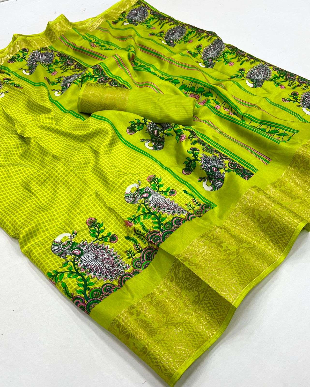 lt fabrics kashvi creation samiksha dola silk with printed s...
