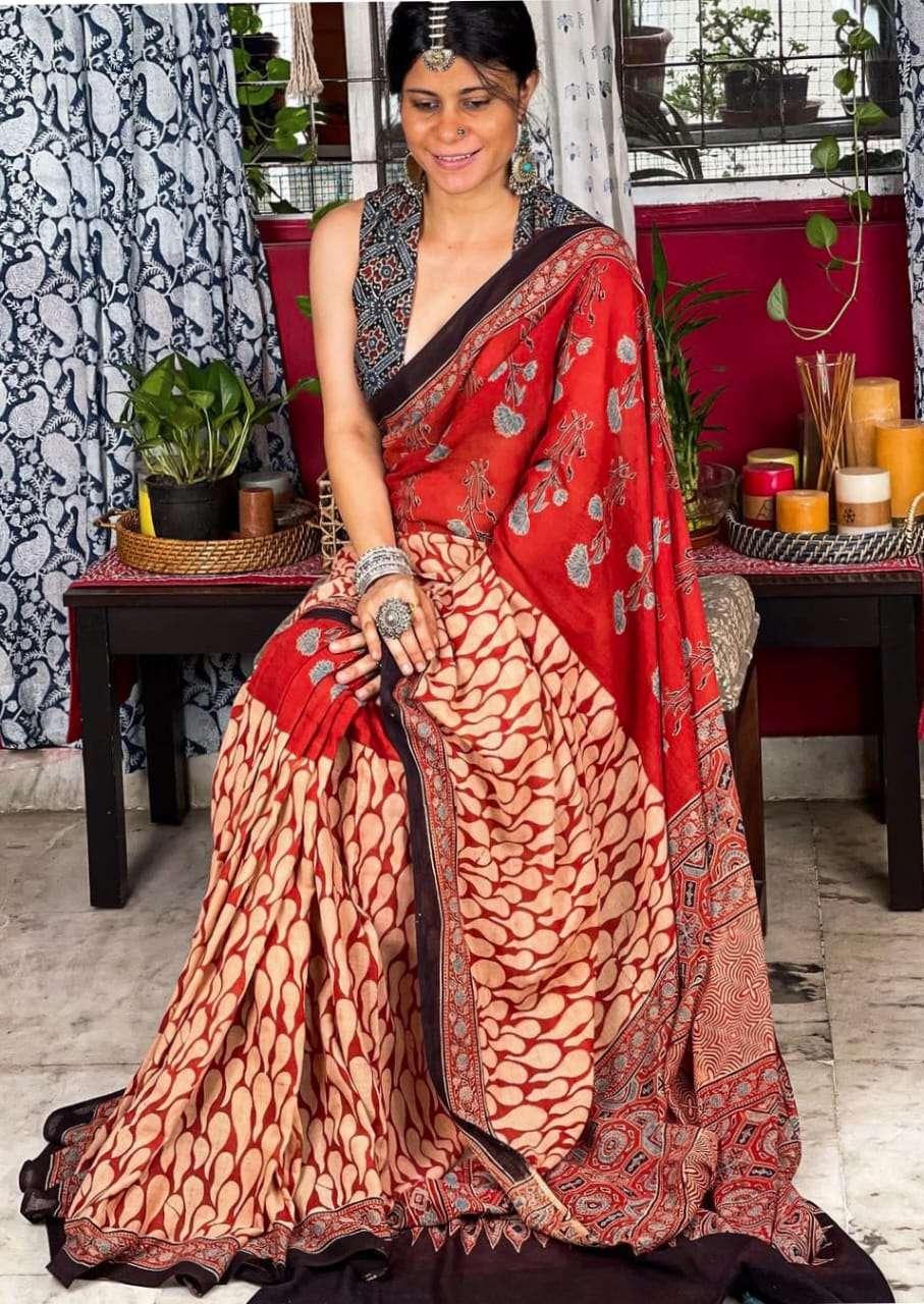MONO COTTON WITH PRINTED FANCY LOOK SUMMER SPECIAL SAREE COL...