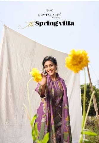 Mumtaz Arts Spring Villa PURE VISCOSE MUSLIN SILK WITH FANCY...