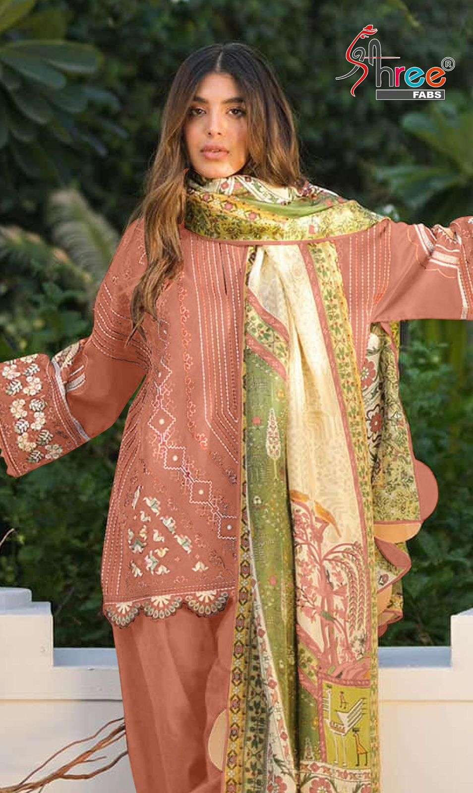 SHREE FABS 1291 COTTON WITH FANCY READYMADE PAKISTANI SUITS ...